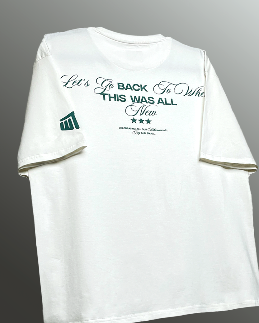 Achievement White Oversized T-shirt