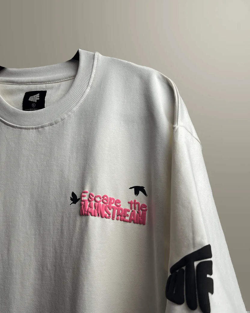 The Great Escape White Heavyweight Oversized T-shirt