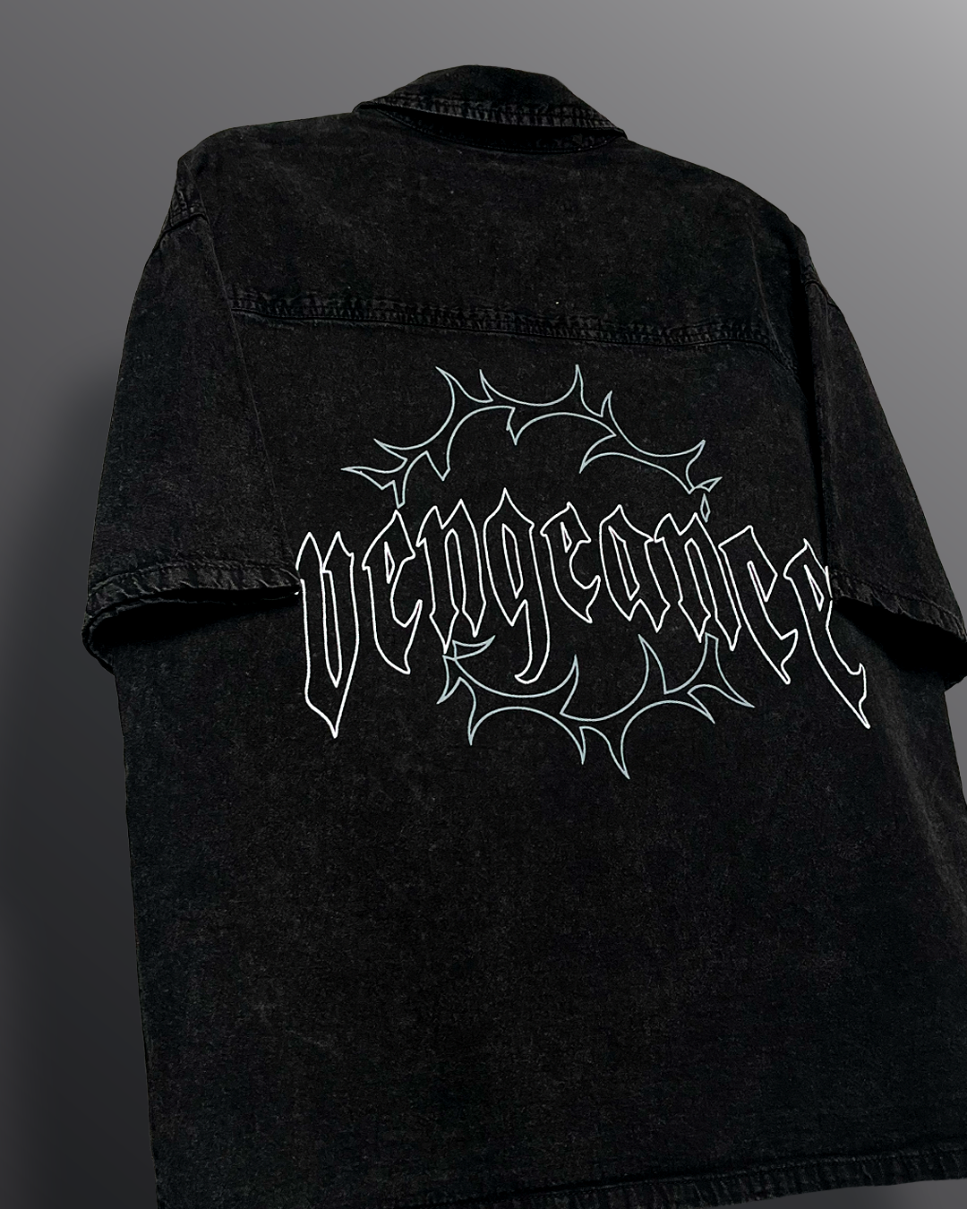 Vengeance Black Denim Shirt