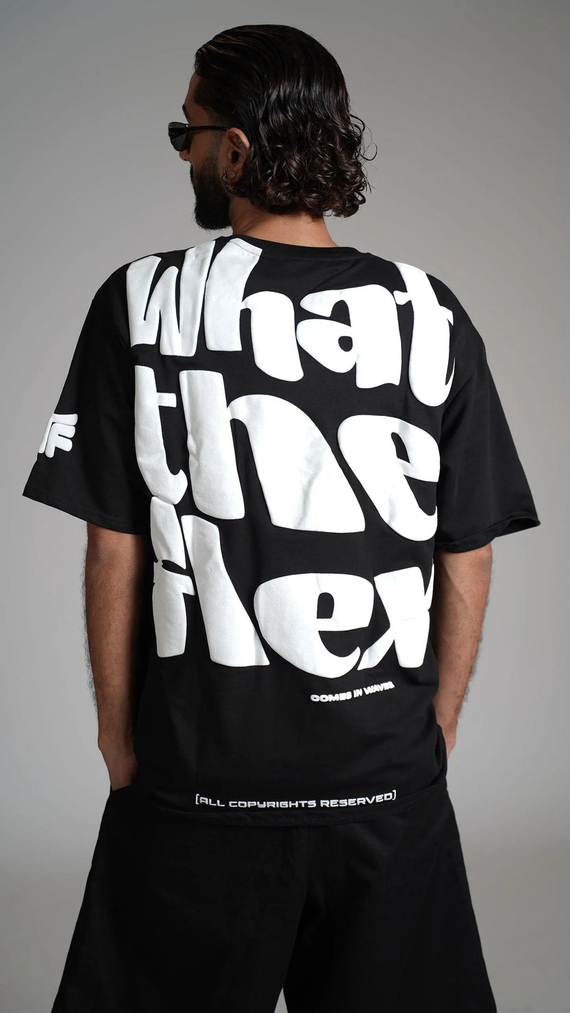 Bleed Flex Black Heavyweight Oversized T-shirt