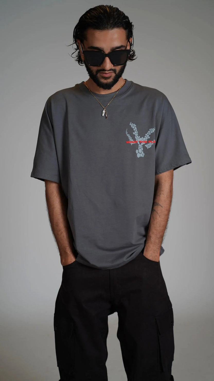 Called Higher Grey Heavyweight Oversized T-shirt