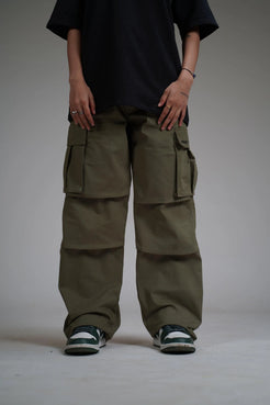 Olive Panel Unisex Cargo