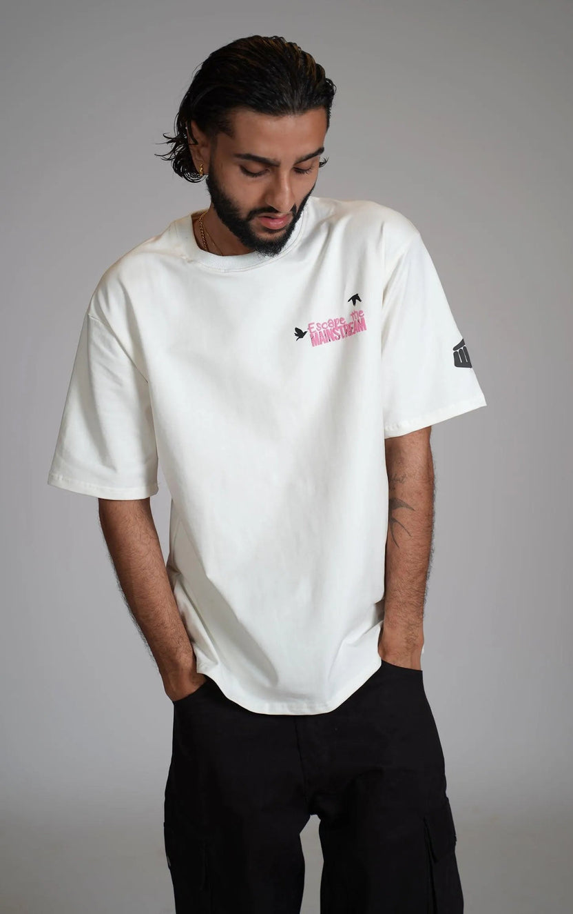 The Great Escape White Heavyweight Oversized T-shirt