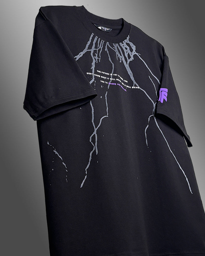 Nothing New Black Heavyweight Oversized T-shirt