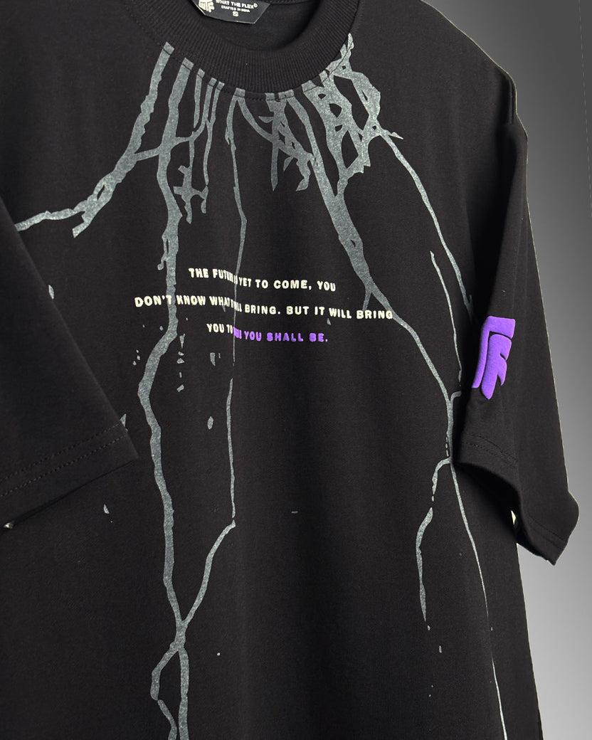 Nothing New Black Heavyweight Oversized T-shirt