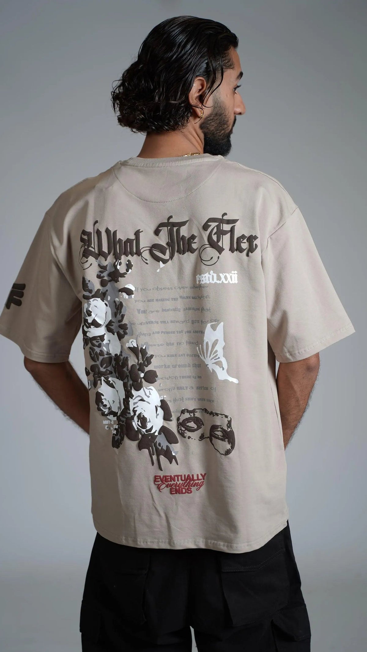 Stolen Land Beige Heavyweight Oversized T-shirt