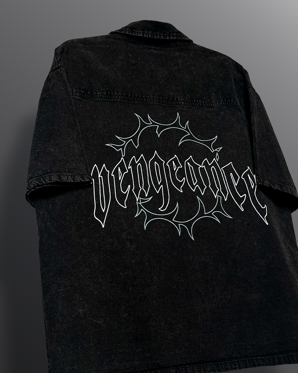 Vengeance Black Denim Shirt